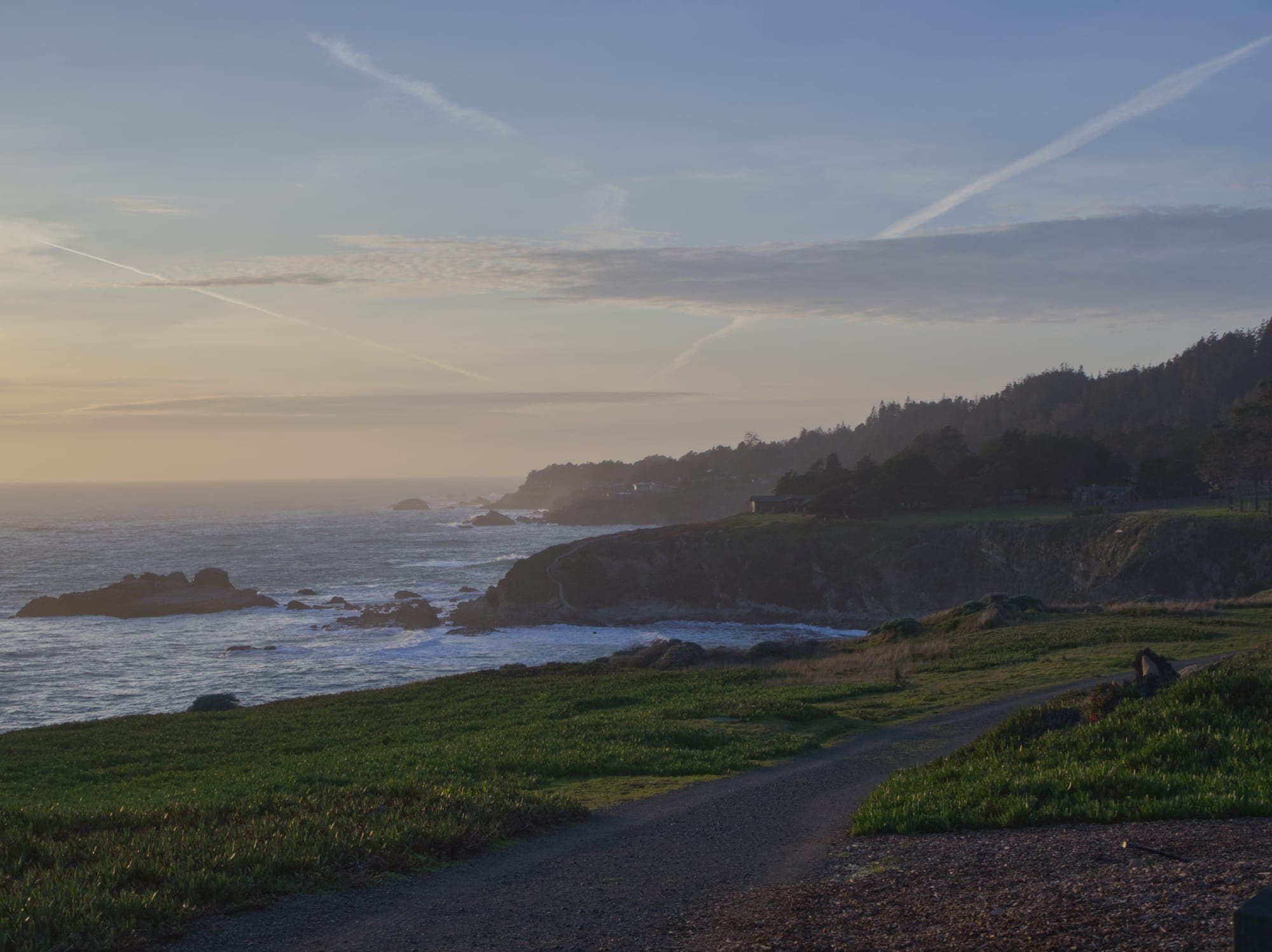 Sunset in Jenner, CA